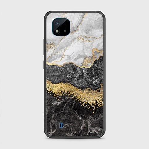 Realme Narzo 50i Cover- Colorful Marble Series - HQ Ultra Shine Premium Infinity Glass Soft Silicon Borders Case