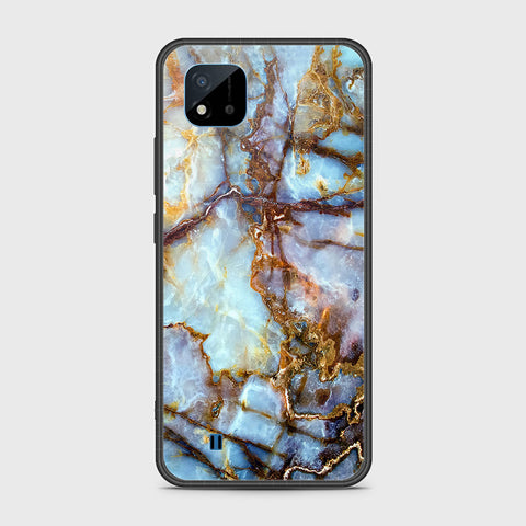 Realme C11 2021 Cover- Colorful Marble Series - HQ Ultra Shine Premium Infinity Glass Soft Silicon Borders Case