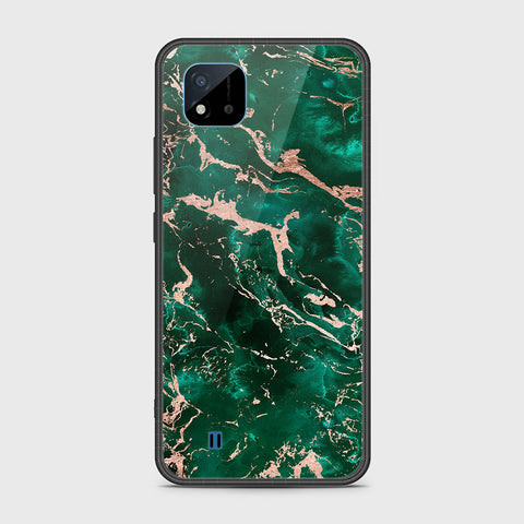 Realme C11 2021 Cover- Colorful Marble Series - HQ Ultra Shine Premium Infinity Glass Soft Silicon Borders Case