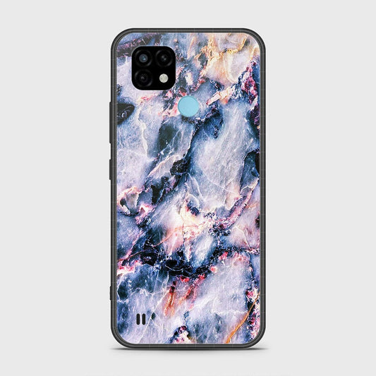 Realme C21 Cover- Colorful Marble Series - HQ Premium Shine Durable Shatterproof Case