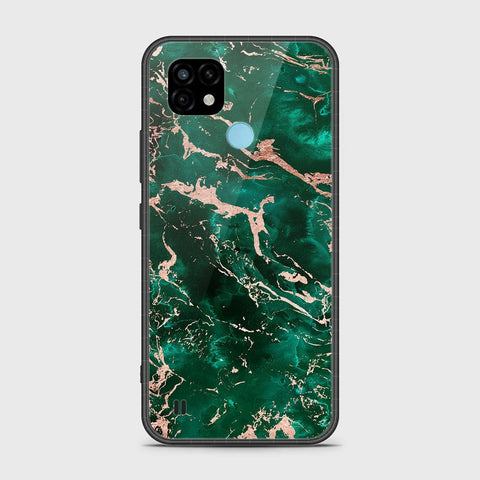 Realme C21 Cover- Colorful Marble Series - HQ Premium Shine Durable Shatterproof Case