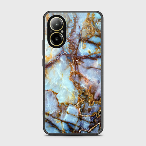 Realme C67 4G Cover- Colorful Marble Series - HQ Ultra Shine Premium Infinity Glass Soft Silicon Borders Case