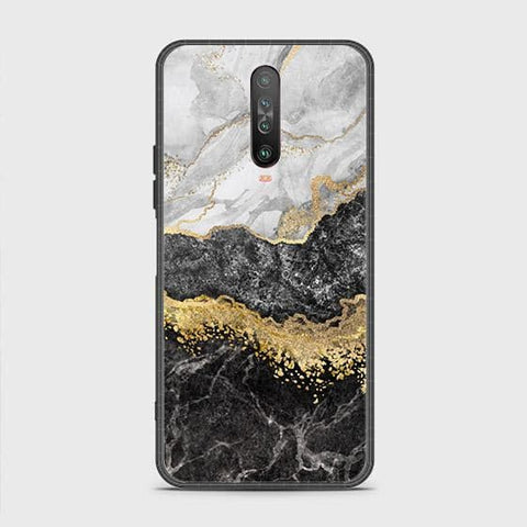 Xiaomi Redmi K30 Cover - Colorful Marble Series - HQ Ultra Shine Premium Infinity Glass Soft Silicon Borders Case