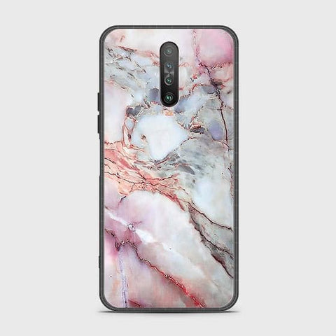 Xiaomi Redmi K30 Cover - Colorful Marble Series - HQ Ultra Shine Premium Infinity Glass Soft Silicon Borders Case