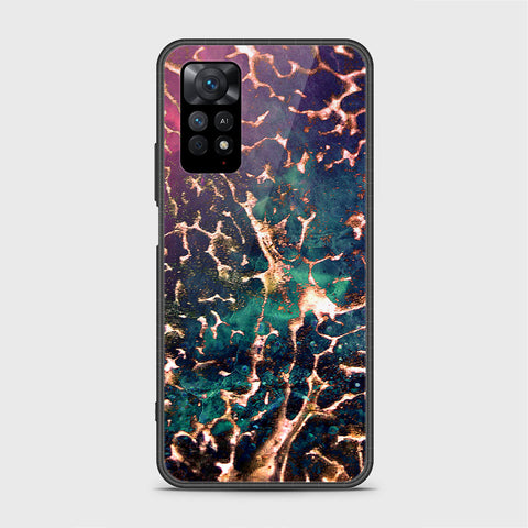 Xiaomi Redmi Note 11 Cover- Colorful Marble Series - HQ Ultra Shine Premium Infinity Glass Soft Silicon Borders Case