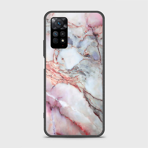 Xiaomi Redmi Note 11 Cover- Colorful Marble Series - HQ Ultra Shine Premium Infinity Glass Soft Silicon Borders Case