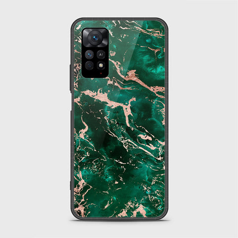 Xiaomi Redmi Note 11 Cover- Colorful Marble Series - HQ Ultra Shine Premium Infinity Glass Soft Silicon Borders Case