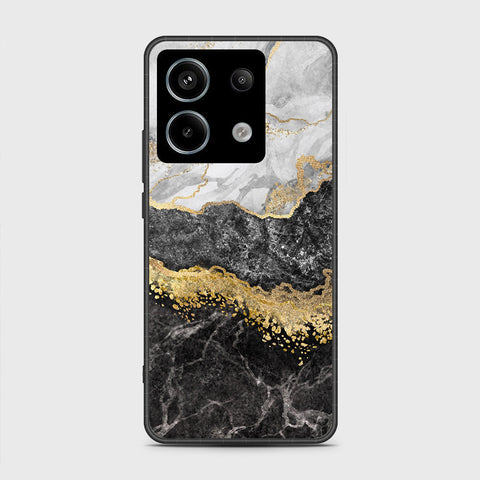 Xiaomi Redmi Note 13 Pro 4G Cover- Colorful Marble Series - HQ Ultra Shine Premium Infinity Glass Soft Silicon Borders Case