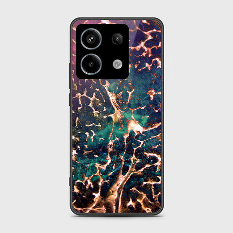 Xiaomi Redmi Note 13 Pro 4G Cover- Colorful Marble Series - HQ Ultra Shine Premium Infinity Glass Soft Silicon Borders Case