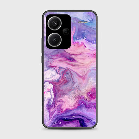 Xiaomi Redmi Note 13 Pro Plus 5G Cover- Colorful Marble Series - HQ Ultra Shine Premium Infinity Glass Soft Silicon Borders Case