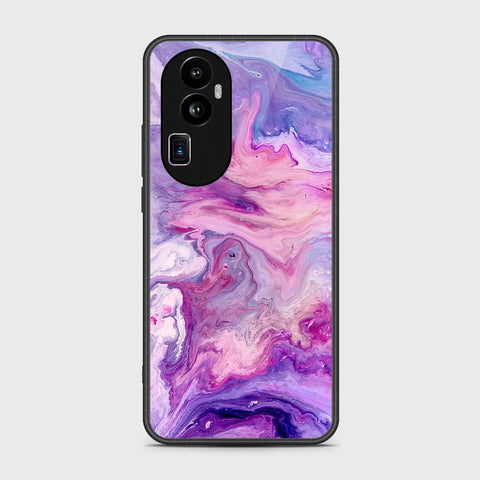 Oppo Reno 10 Pro Plus Cover- Colorful Marble Series - HQ Ultra Shine Premium Infinity Glass Soft Silicon Borders Case