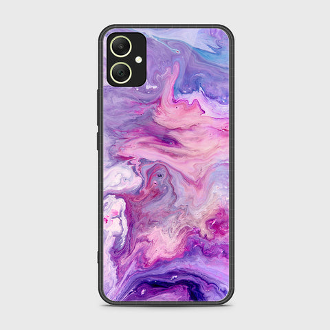 Samsung Galaxy A05 Cover- Colorful Marble Series - HQ Ultra Shine Premium Infinity Glass Soft Silicon Borders Case