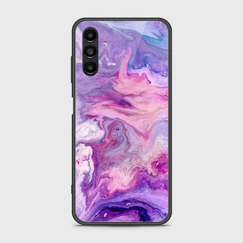 Samsung Galaxy A04s Cover- Colorful Marble Series - HQ Ultra Shine Premium Infinity Glass Soft Silicon Borders Case