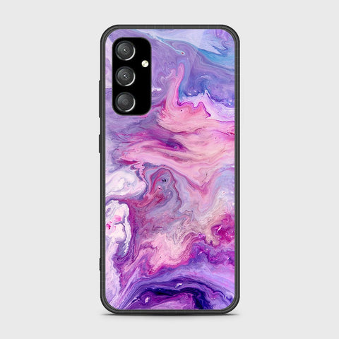 Samsung Galaxy A34 5G Cover- Colorful Marble Series - HQ Ultra Shine Premium Infinity Glass Soft Silicon Borders Case