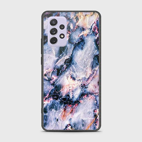 Samsung Galaxy A72 Cover - Colorful Marble Series - HQ Ultra Shine Premium Infinity Glass Soft Silicon Borders Case