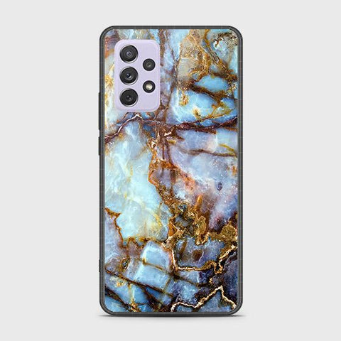 Samsung Galaxy A72 Cover - Colorful Marble Series - HQ Ultra Shine Premium Infinity Glass Soft Silicon Borders Case