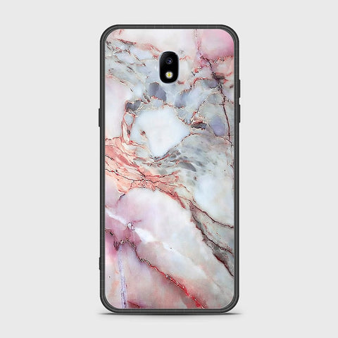 Samsung Galaxy J7 Pro / J7 2017 / J730 Cover - Colorful Marble Series - HQ Ultra Shine Premium Infinity Glass Soft Silicon Borders Case