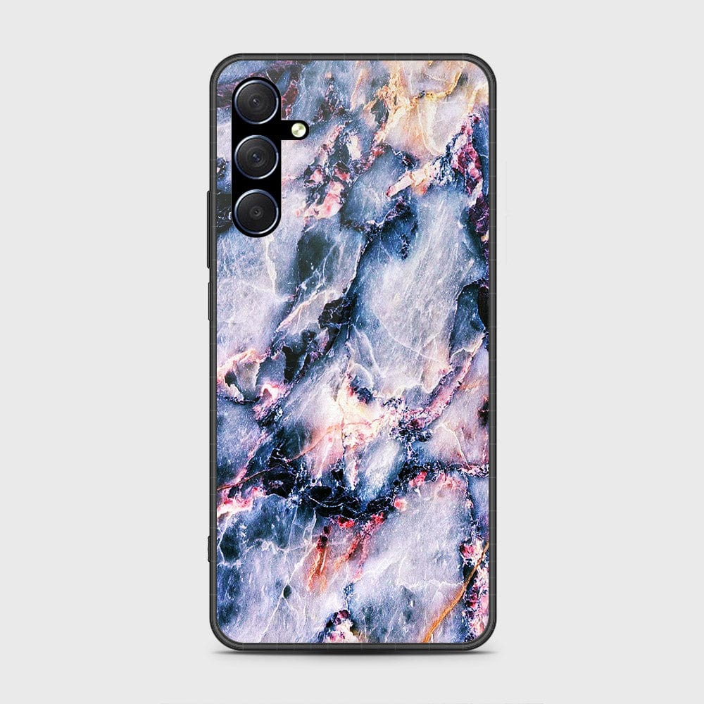 Samsung Galaxy M34 5G Cover- Colorful Marble Series - HQ Ultra Shine Premium Infinity Glass Soft Silicon Borders Case