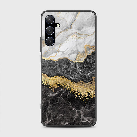 Samsung Galaxy M34 5G Cover- Colorful Marble Series - HQ Ultra Shine Premium Infinity Glass Soft Silicon Borders Case