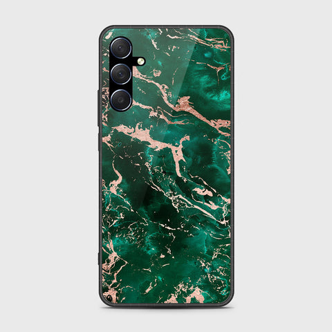 Samsung Galaxy M54 Cover- Colorful Marble Series - HQ Ultra Shine Premium Infinity Glass Soft Silicon Borders Case