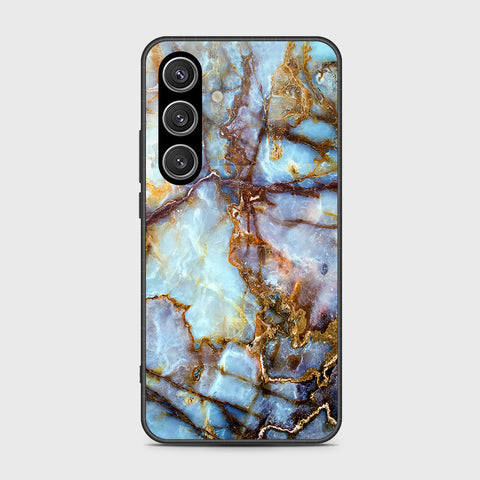 Samsung Galaxy S24 Cover- Colorful Marble Series - HQ Ultra Shine Premium Infinity Glass Soft Silicon Borders Case