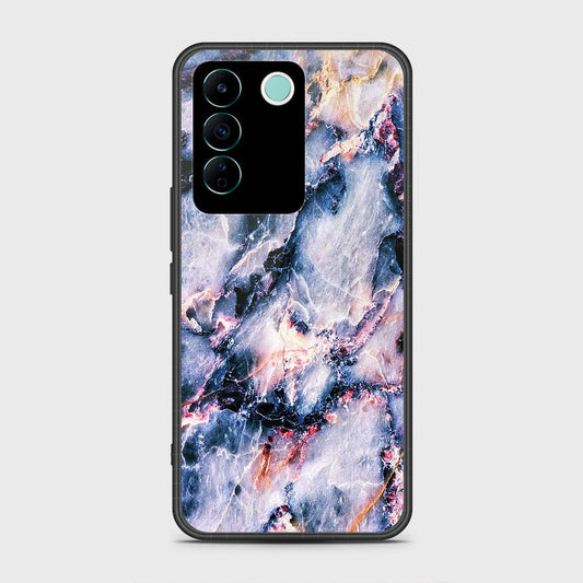 Vivo V27e Cover- Colorful Marble Series - HQ Ultra Shine Premium Infinity Glass Soft Silicon Borders Case