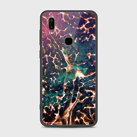 Vivo Z3 Cover- Colorful Marble Series - HQ Ultra Shine Premium Infinity Glass Soft Silicon Borders Case