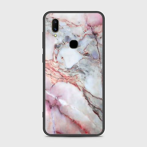 Vivo Z3 Cover- Colorful Marble Series - HQ Ultra Shine Premium Infinity Glass Soft Silicon Borders Case