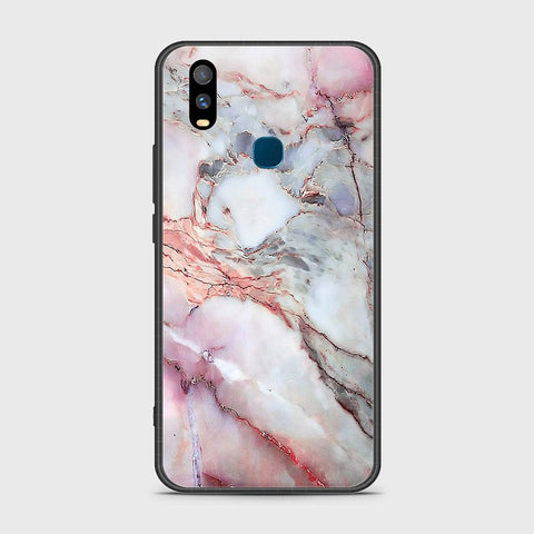 Vivo Y11 2019 Cover- Colorful Marble Series - HQ Ultra Shine Premium Infinity Glass Soft Silicon Borders Case