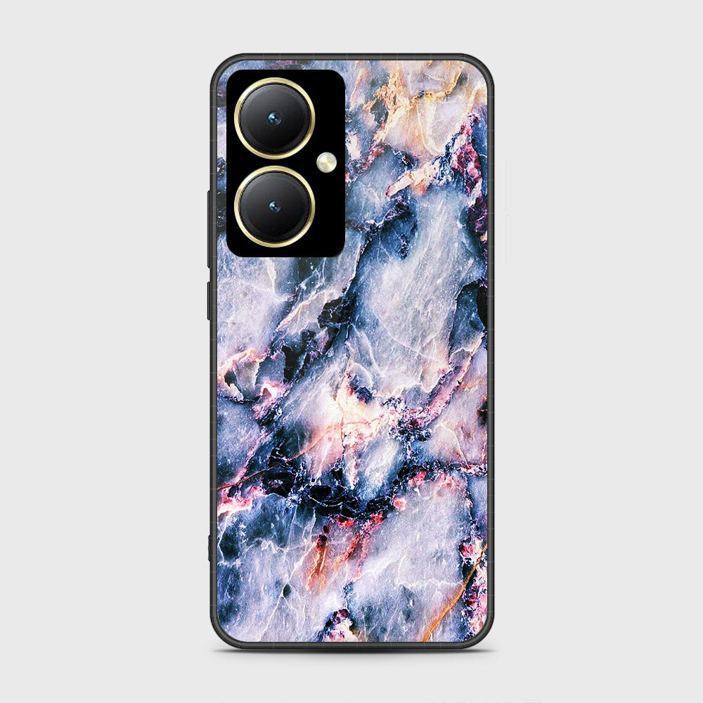 Vivo Y27 Cover- Colorful Marble Series - HQ Ultra Shine Premium Infinity Glass Soft Silicon Borders Case