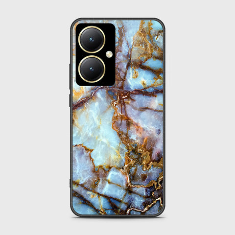 Vivo Y35m Plus Cover- Colorful Marble Series - HQ Ultra Shine Premium Infinity Glass Soft Silicon Borders Case