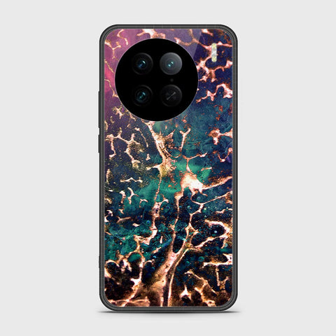 Vivo X90 Pro Cover - Colorful Marble Series - HQ Ultra Shine Premium Infinity Glass Soft Silicon Borders Case