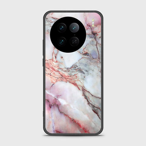 Vivo X90 Pro Cover - Colorful Marble Series - HQ Ultra Shine Premium Infinity Glass Soft Silicon Borders Case