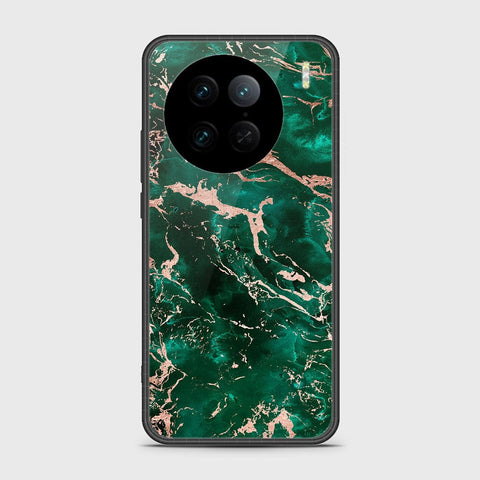 Vivo X90 Pro Cover - Colorful Marble Series - HQ Ultra Shine Premium Infinity Glass Soft Silicon Borders Case