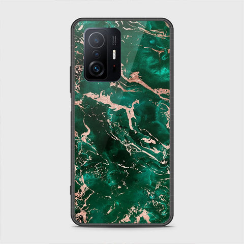 Xiaomi 11T Cover- Colorful Marble Series - HQ Ultra Shine Premium Infinity Glass Soft Silicon Borders Case
