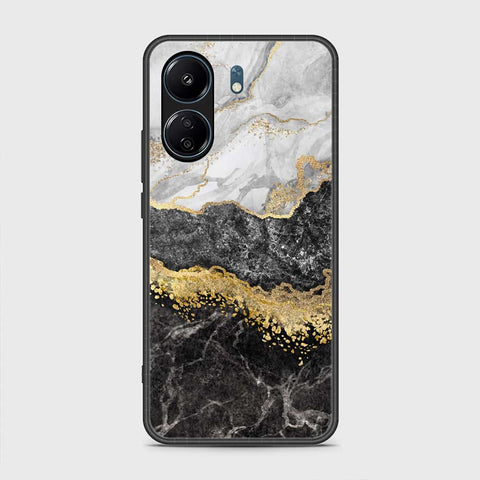 Xiaomi Redmi 13C Cover- Colorful Marble Series - HQ Ultra Shine Premium Infinity Glass Soft Silicon Borders Case