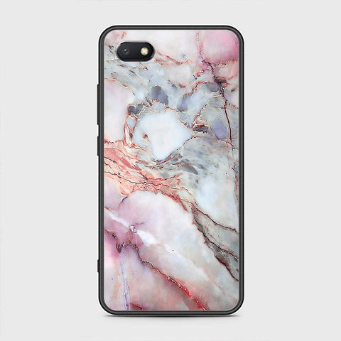 Huawei Y5 Prime 2018 / Y5 2018 / Honor 7S Cover - Colorful Marble Series - HQ Ultra Shine Premium Infinity Glass Soft Silicon Borders Case