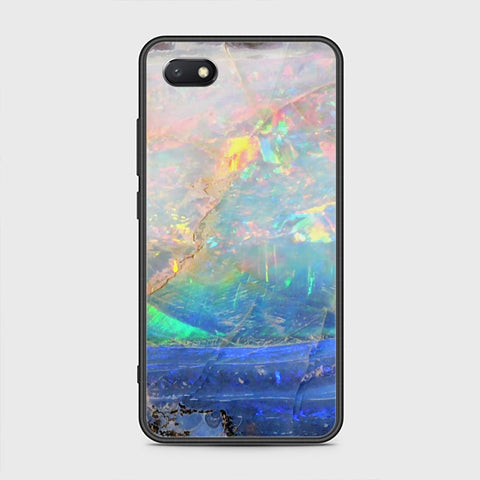 Huawei Y5 Prime 2018 / Y5 2018 / Honor 7S Cover - Colorful Marble Series - HQ Ultra Shine Premium Infinity Glass Soft Silicon Borders Case