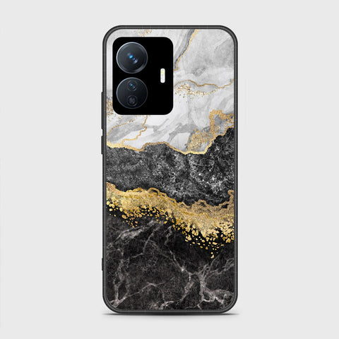 Vivo Y77e Cover- Colorful Marble Series - HQ Ultra Shine Premium Infinity Glass Soft Silicon Borders Case