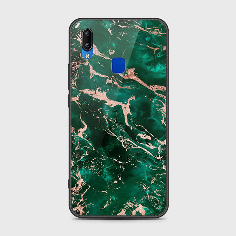 Vivo Y91i Cover- Colorful Marble Series - HQ Ultra Shine Premium Infinity Glass Soft Silicon Borders Case