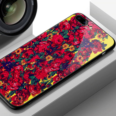 Vivo Y35m Plus Cover- Floral Series - HQ Ultra Shine Premium Infinity Glass Soft Silicon Borders Case