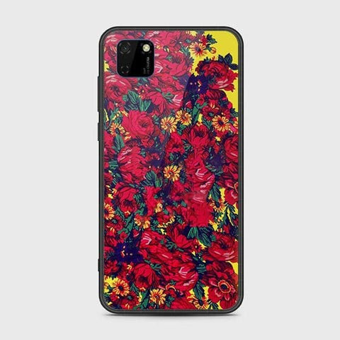 Honor 9S Cover - Floral Series - HQ Ultra Shine Premium Infinity Glass Soft Silicon Borders Case