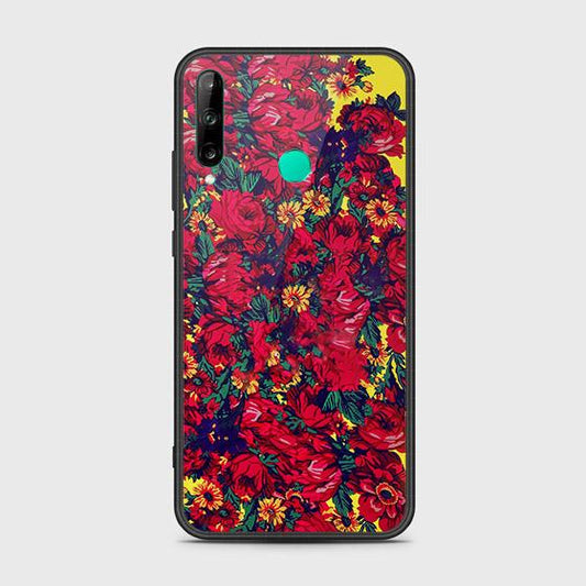 Honor 9C Cover - Floral Series - HQ Ultra Shine Premium Infinity Glass Soft Silicon Borders Case