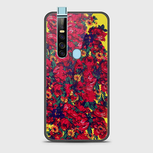 Tecno Camon 15 Pro Cover- Floral Series - HQ Ultra Shine Premium Infinity Glass Soft Silicon Borders Case