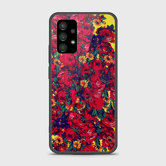 Samsung Galaxy A33 5G Cover- Floral Series - HQ Ultra Shine Premium Infinity Glass Soft Silicon Borders Case