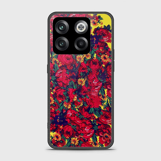 OnePlus Ace Pro Cover- Floral Series - HQ Ultra Shine Premium Infinity Glass Soft Silicon Borders Case