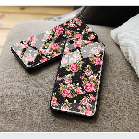 Infinix Hot 11 Play Cover- Floral Series - HQ Ultra Shine Premium Infinity Glass Soft Silicon Borders Case