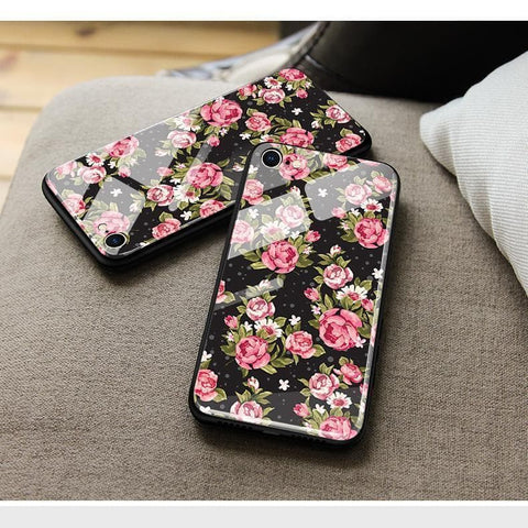 Oppo A94 Cover - Floral Series - HQ Ultra Shine Premium Infinity Glass Soft Silicon Borders Case