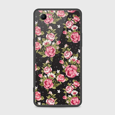 Oppo A3 Cover - Floral Series - HQ Ultra Shine Premium Infinity Glass Soft Silicon Borders Case