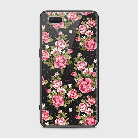 Oppo A12e Cover - Floral Series - HQ Ultra Shine Premium Infinity Glass Soft Silicon Borders Case